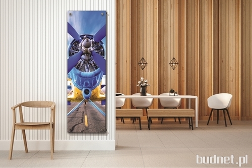 Grzejnik Niagara z grafiką samolot Luxrad